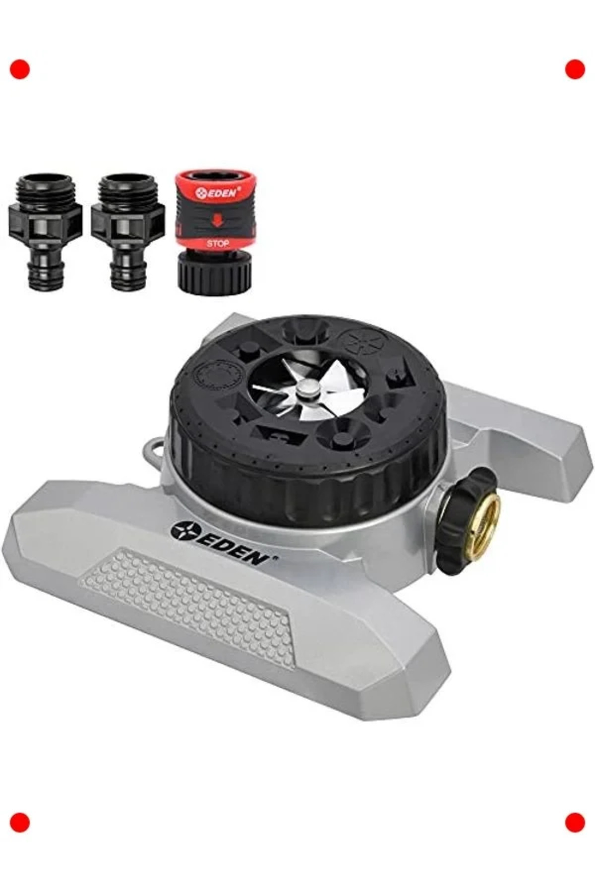 markentegra 9 Desenli Çim Fıskiyesi Seti - Metal Tabanlı