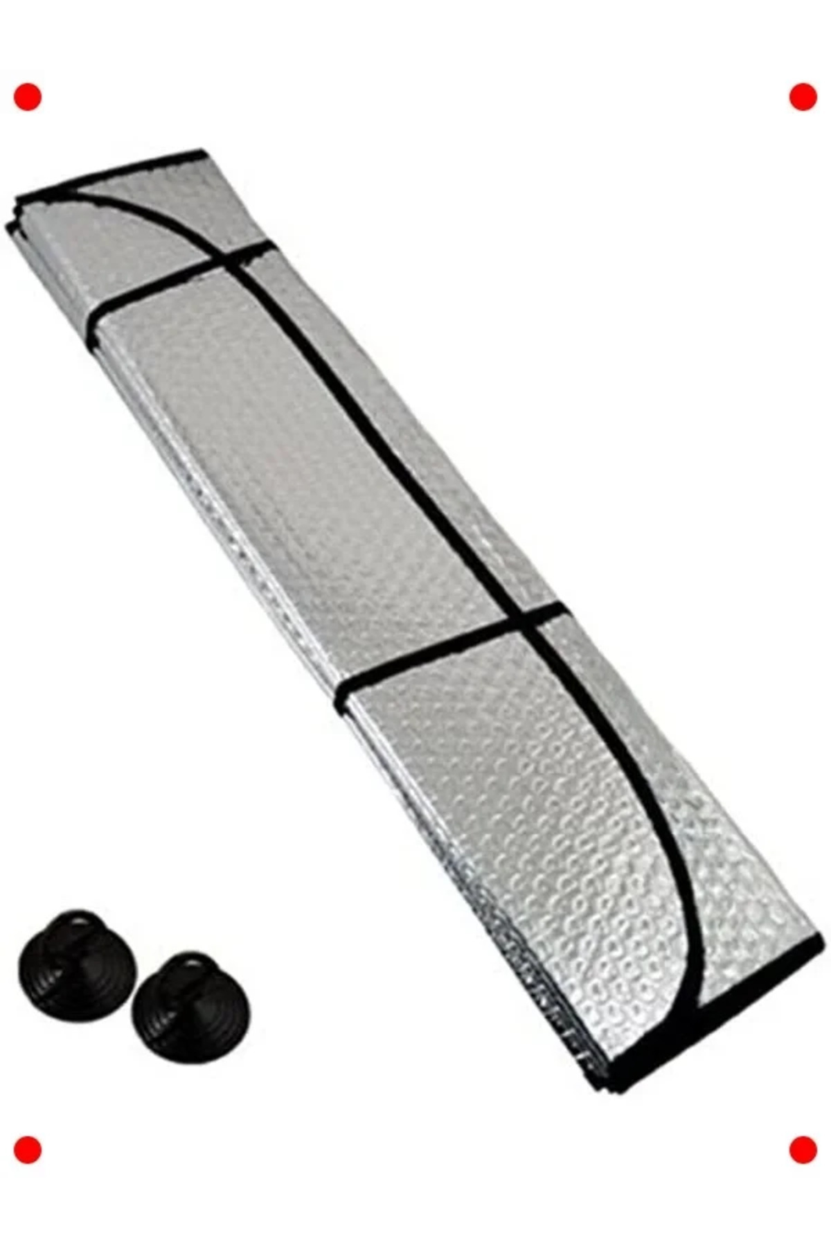 NETWORK ART Katlanabilir Oto Ön Cam Güneşliği (Alüminyum, Termal)