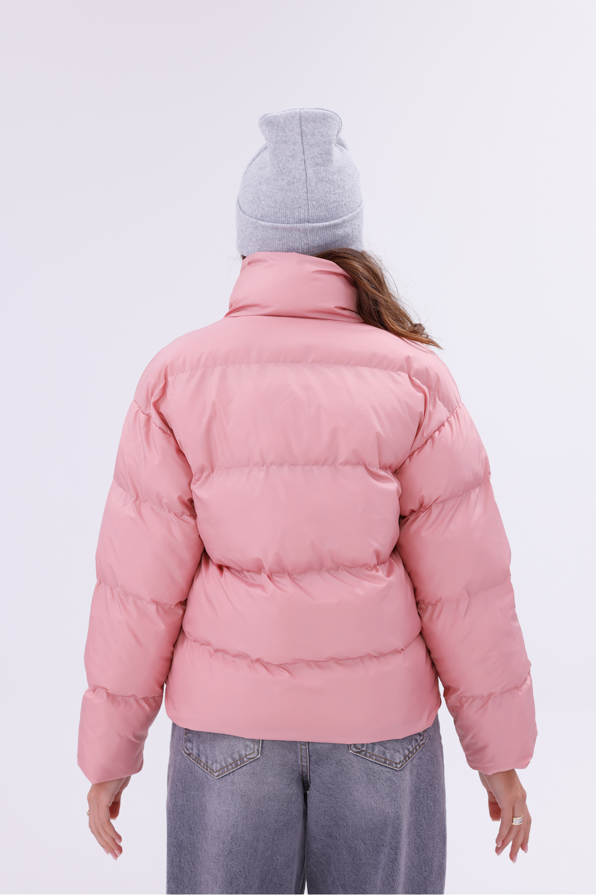 ROBA  -Regular Dolumlu, Su İticili, Şişme Kadın Mont RBW-310 - Görsel 7