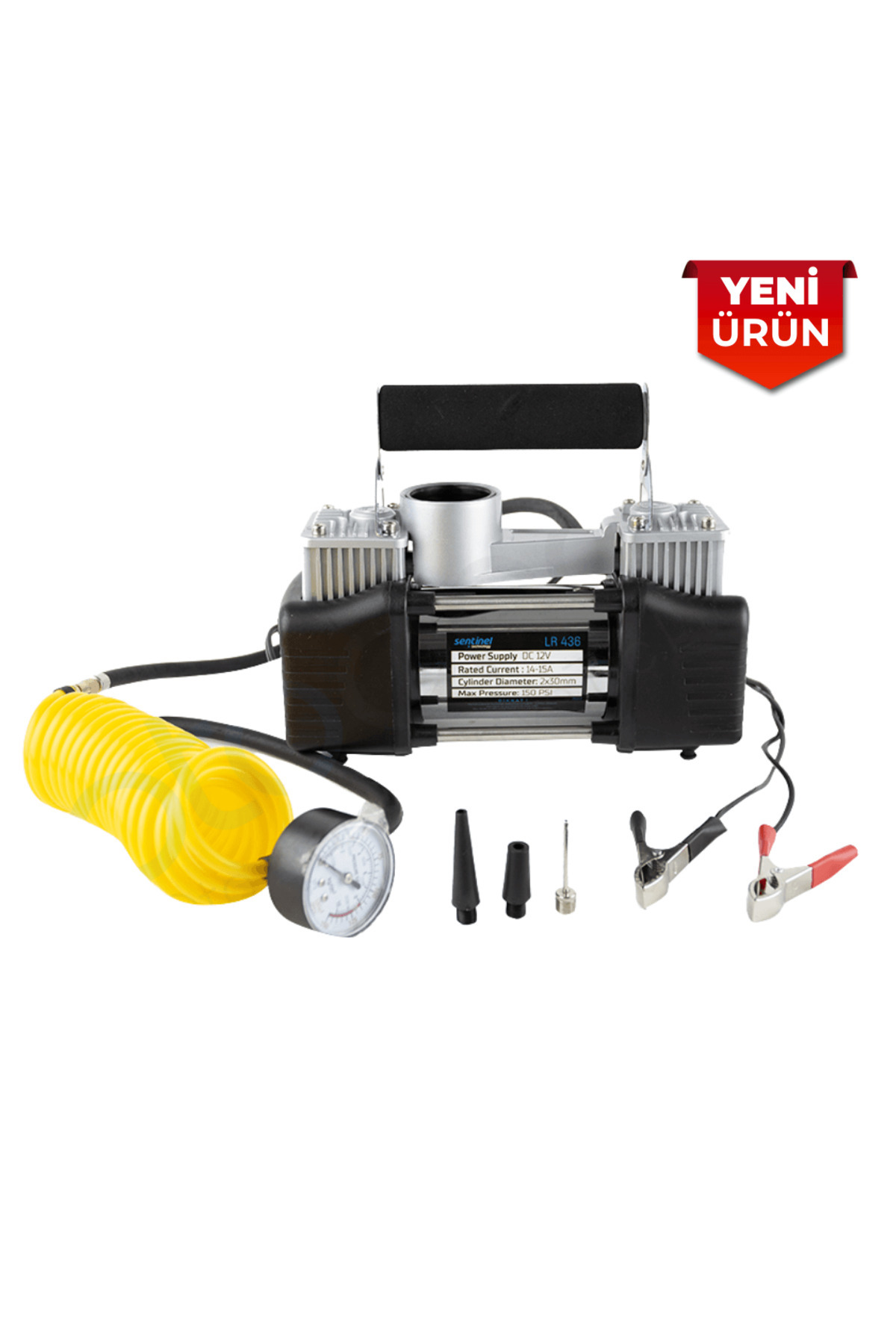 SMX 12V Çift Pistonlu Ağır Hizmet Tipi Hava Kompresörü LR 436