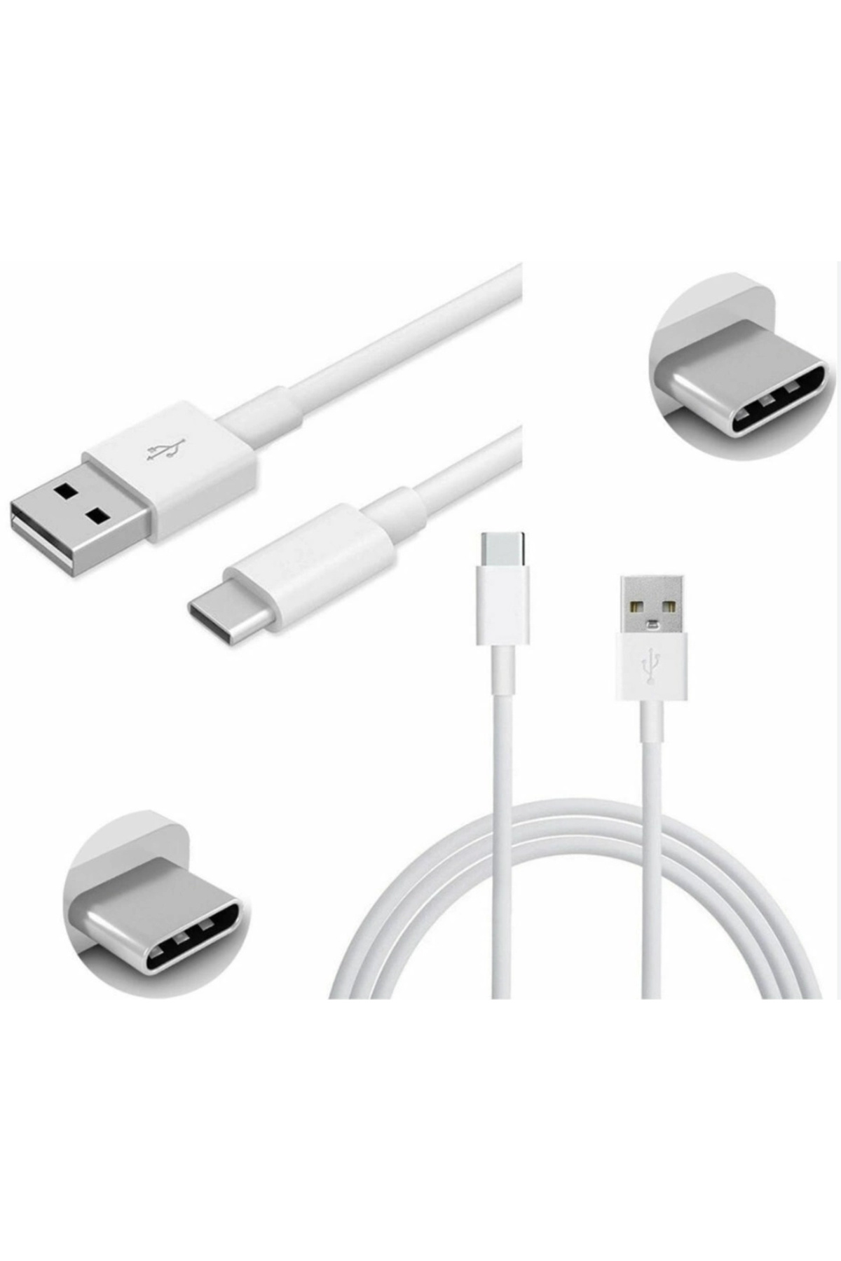 yollayenilensin Type-C to USB Şarj Kablosu – 3 Metre Uzunluk, Hızlı Şarj ve Veri Transferi