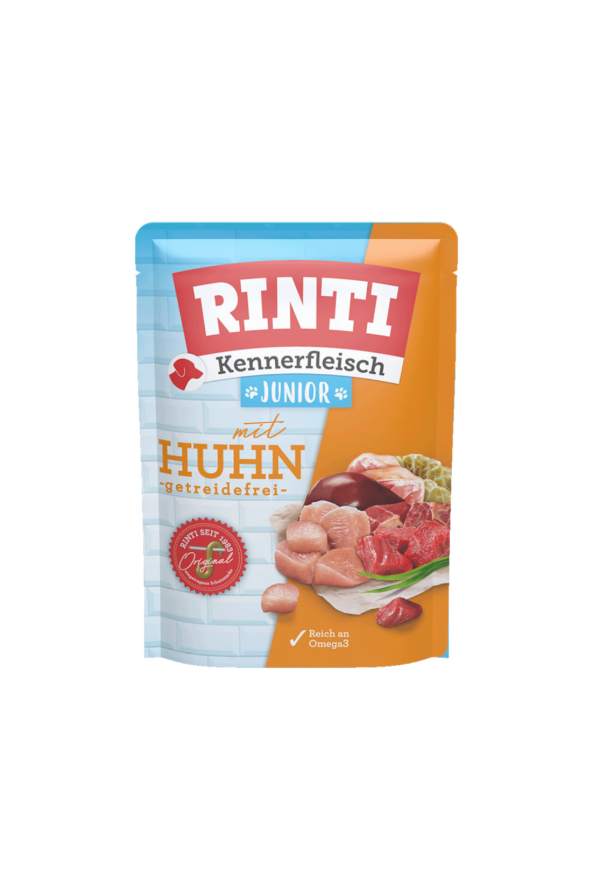 Rinti Pouch Kuzulu Köpek Yaş Maması 400gr