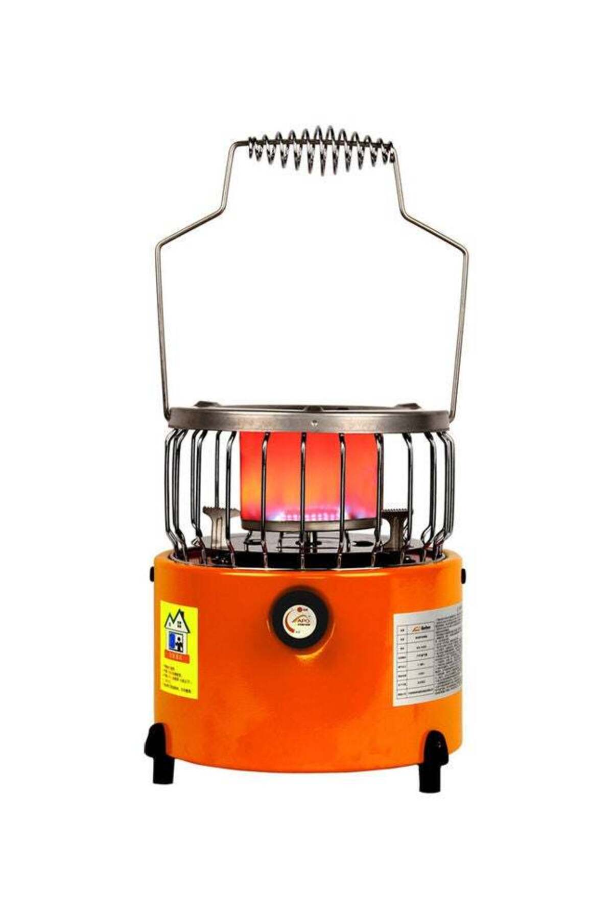 موقد تخييم محمول 2 في 1 مزود بمدخل خرطوشة غاز من الصفيح (غير متضمن)