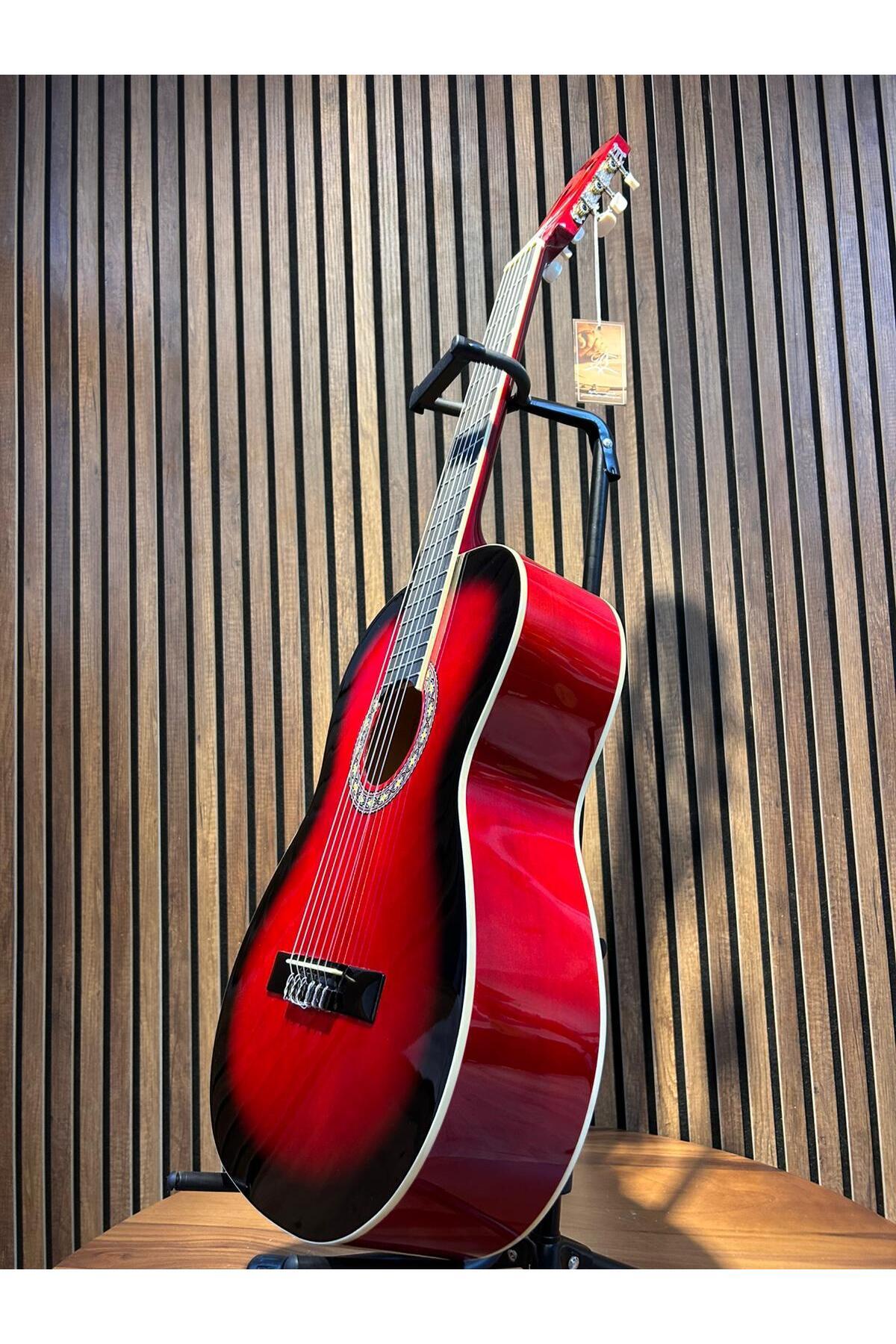 NEFES MÜZİK BARCELONA LC 3900 RDS KLASİK GİTAR KIRMIZI (KILIF+PENA HEDİYELİ)