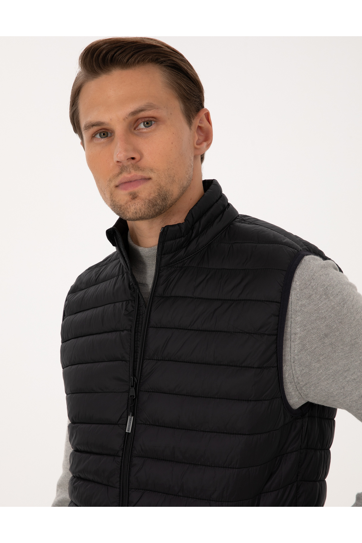 Pierre Cardin Siyah Kapitone Yelek 50313897-VR046 görsel 2