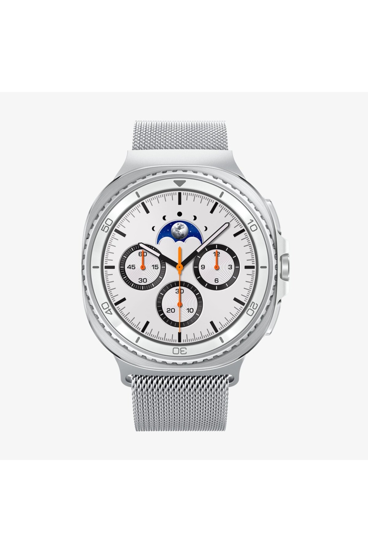 Galaxy Watch 8 (46mm) Watch 8 (44mm) Watch 8 (40mm) Strap Band Metal Fit Silver - AMP10121