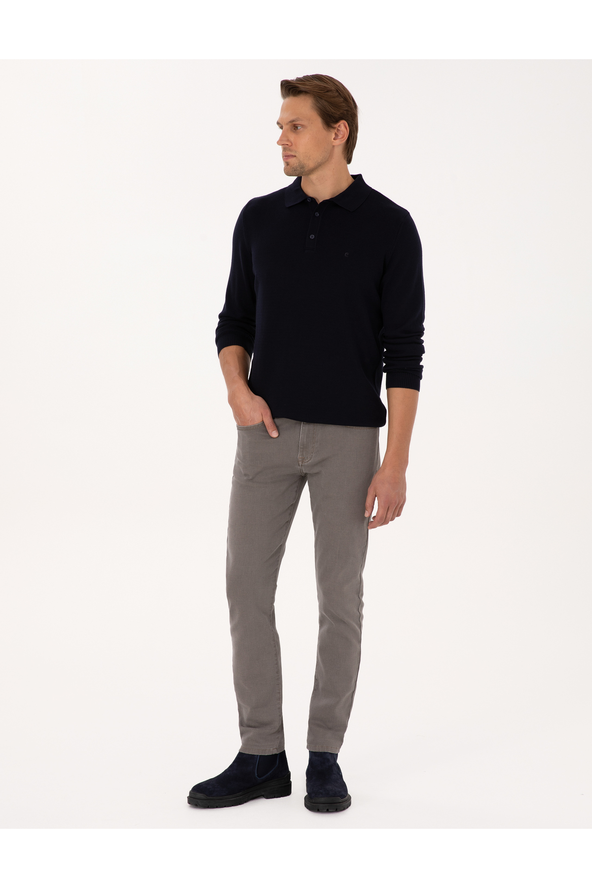 شلوار جین مردانه راسته فاق نرمال | پیر کاردین Pierre Cardin 50317248 - تصویر 3