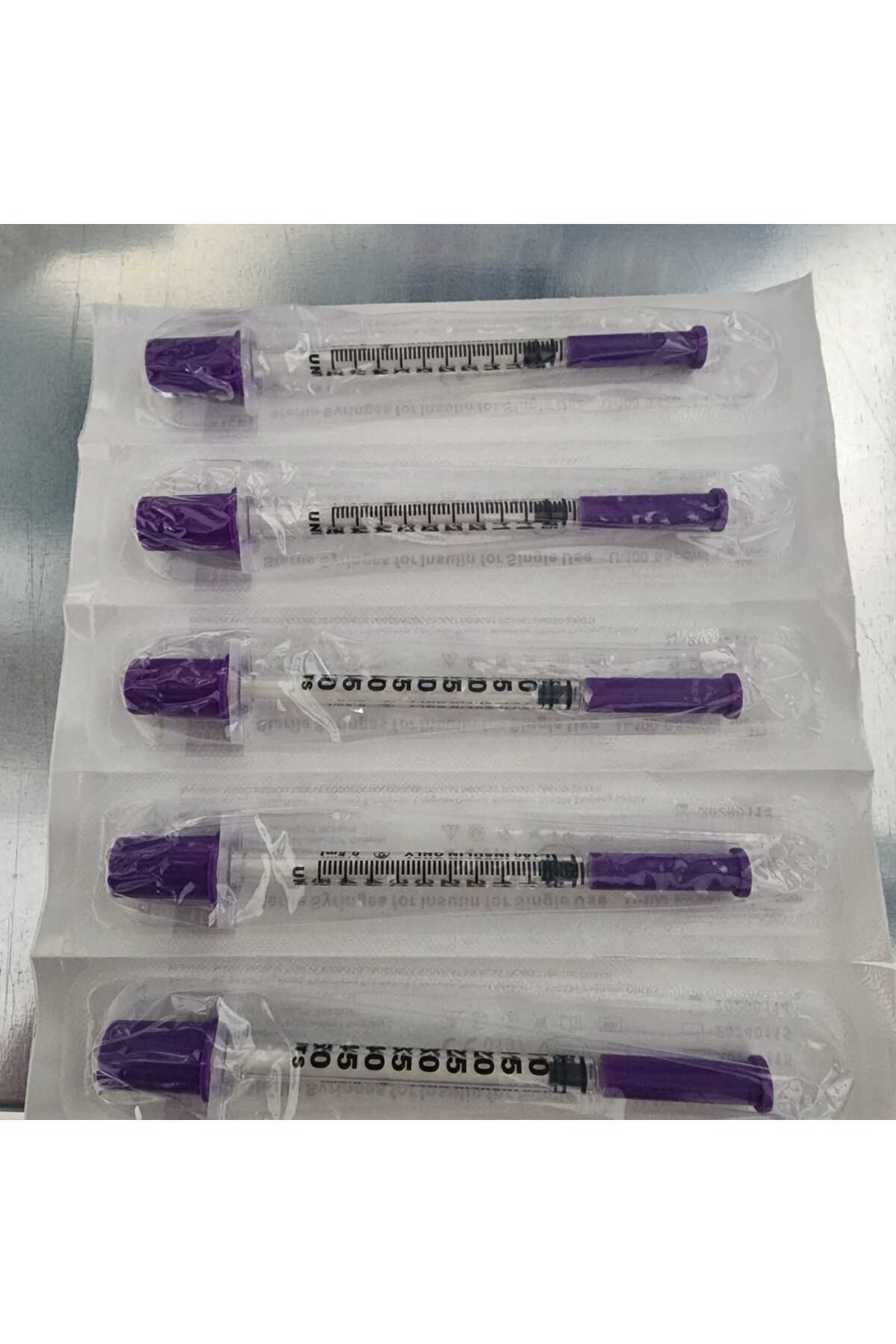 The Micro Fine 0.5 Ml Enjektör Şırınga (32g X 8mm) - 100 Adet