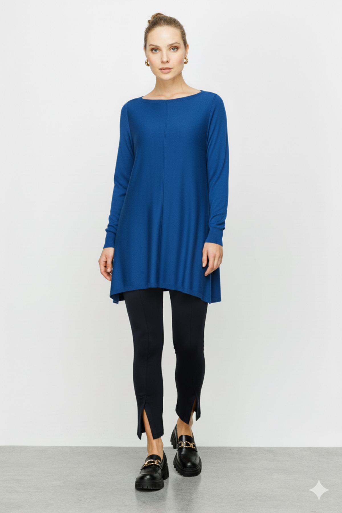 KATREGİYİM On Fashion Kayık Yaka Triko Tunik