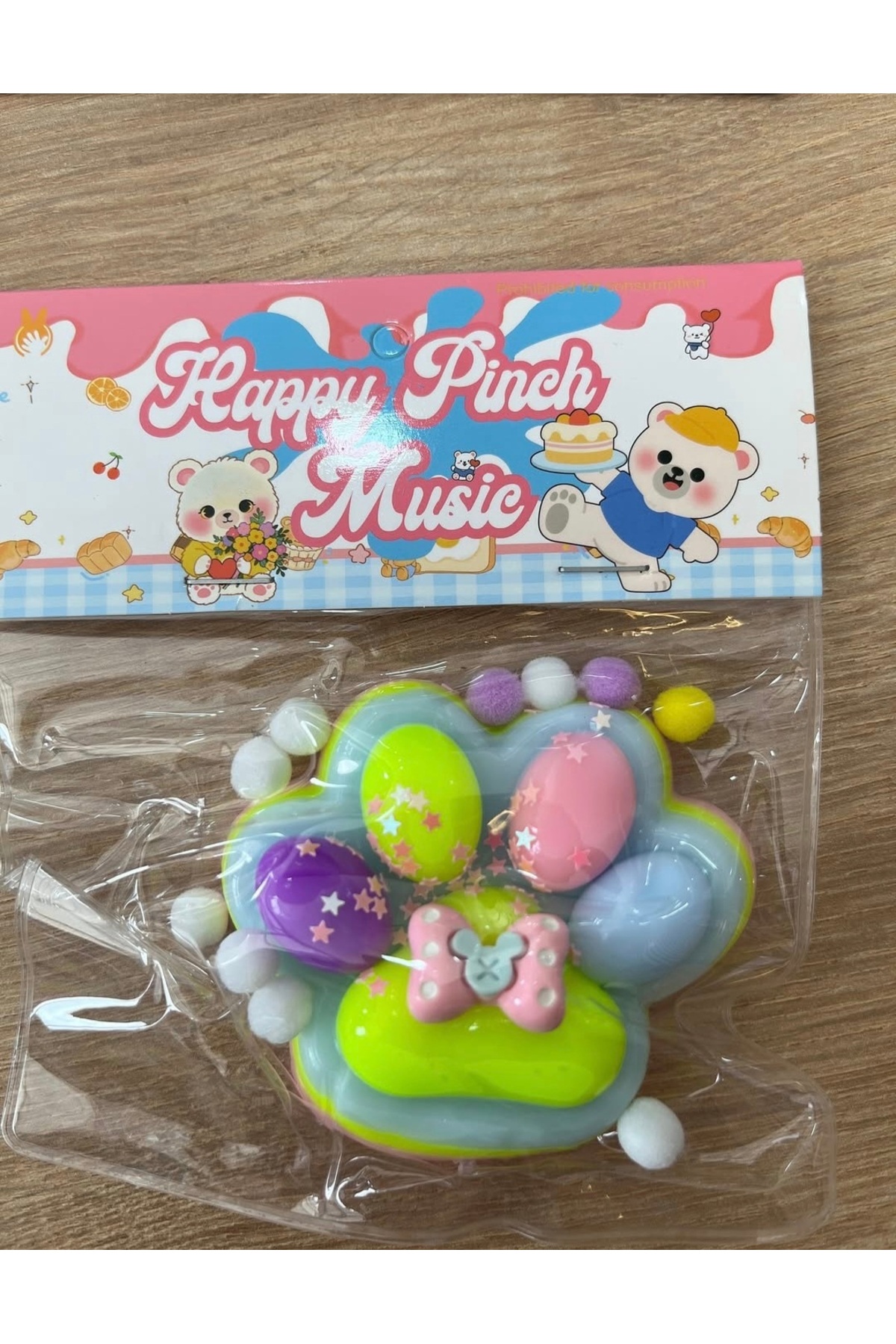 ATABY Happy Pinch Music Squishy Squeeze Stres Giderici Pati