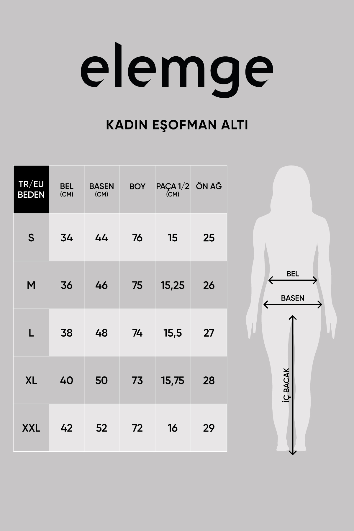 Elemge  Pamuklu Kadın Eşofman Altı Yüksek Bel İndigo Mavi Dar Kalıp Flare Fit Geniş Paça Cepli Esnek Likralı - Görsel 9