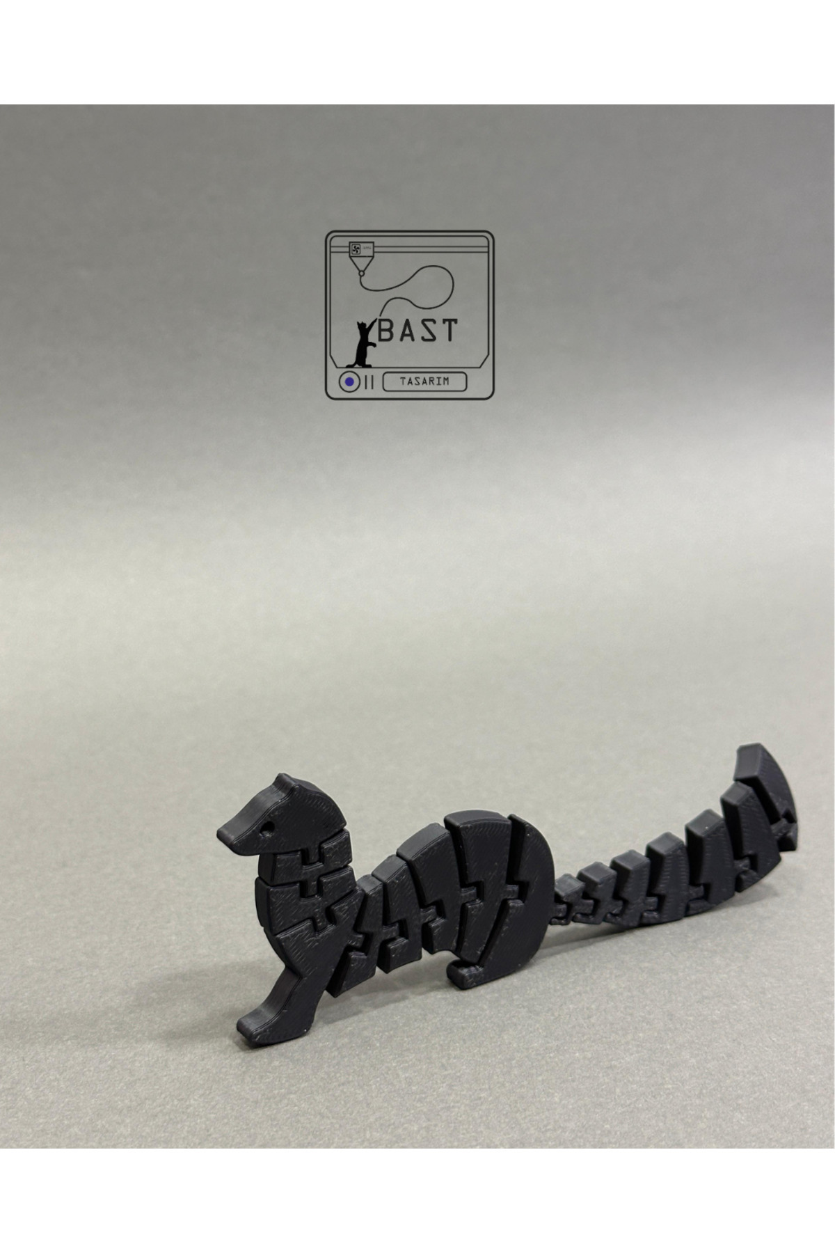 can mats Bast Tasarım 3D Yazıcı Hareketli Eklemli Kokarca Oyuncak Figür