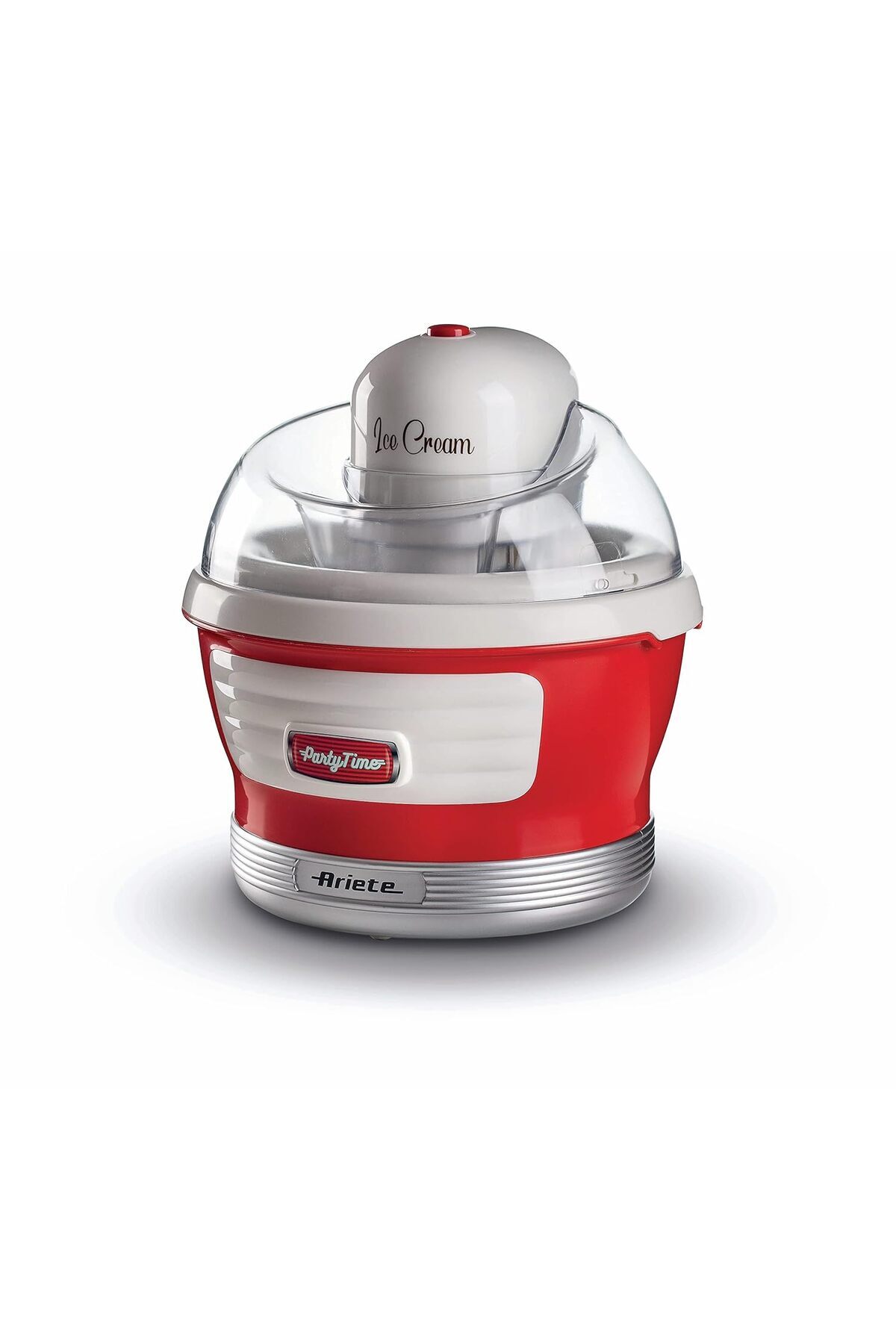 Hepta Collection Time Dondurma Yapma Makinesi Kırmızı 0643/00 - Ice Cream Maker, 30 dakikada Dondurma Hazırlama,1,5 L