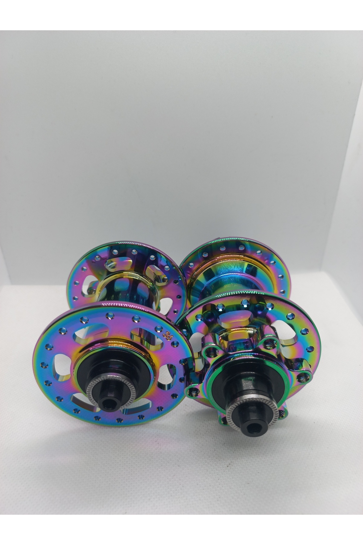 ovela Sesli Göbek Seti 36 Delik MTB / Dağ Bisikleti Rulmanlı Rainbow Renk QR Mandal Dahil