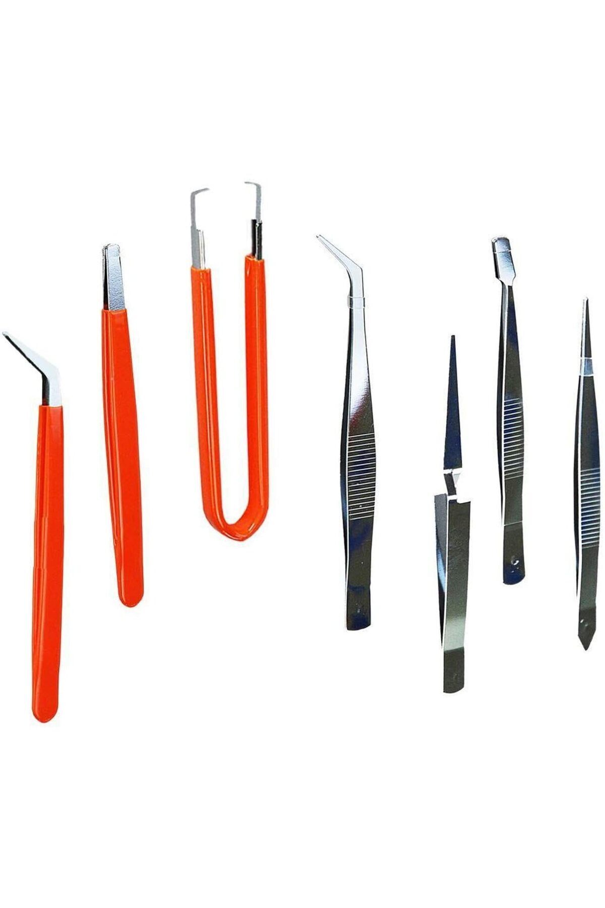 Hepta Collection Mobee Real Özs-1888 7 Adet Cımbız Seti Telefon Tablet Pc Saat Tamir Cımbızları Paslanmaz Set 1410