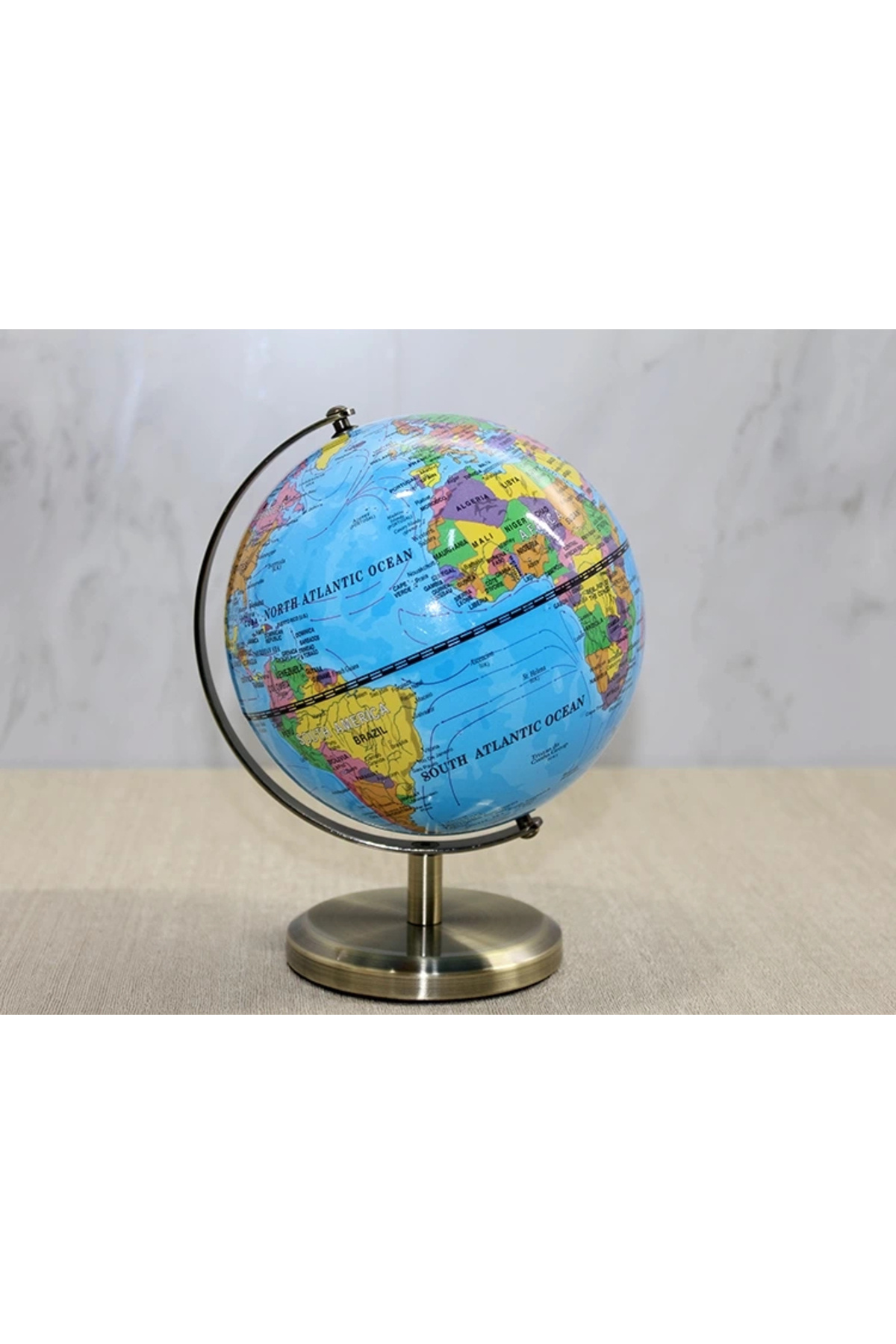 thebestnzm Dekoratif Masa Üstü Dünya Küre Alk3583