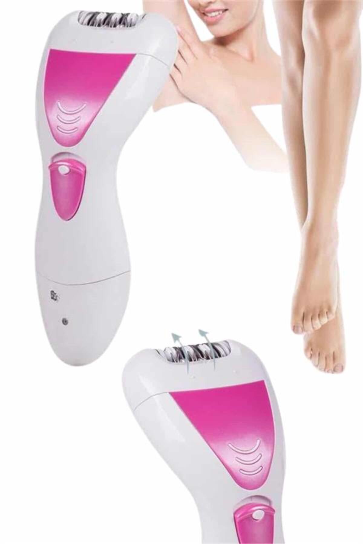 ZERO LAND DRNDS Ayak Törpü Başlıklı Epilatör Aleti 4 Başlıklı Taşınabilir Şarjlı (93751) Epilasyon Cihazı