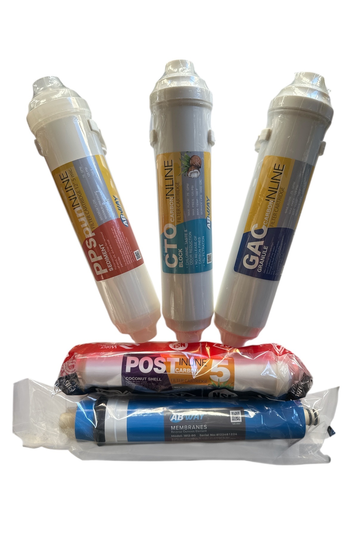 FİLTRE Abway volume-21 su arıtma 5’li seti