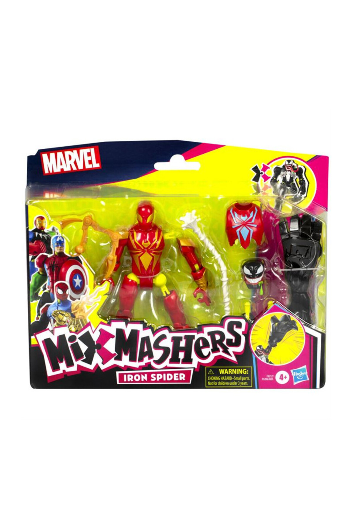 F9206 Spider-Man Mıxmashers Deluxe Figur Spider-man Iron Spider