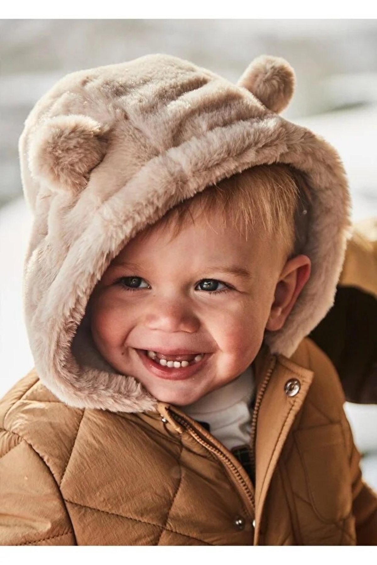 Mayoral Erkek Bebek Kürk Kapşonlu Spor Kışlık Mont fotoğrafı 3 (önizleme)