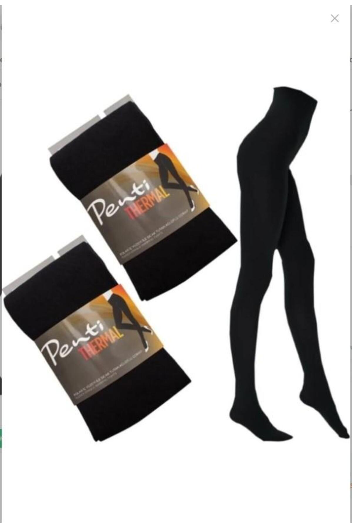 Penti Kadın Polar Iç Yüzeyi Ile Sıcak Tutan Thermal Kilotlu Çorap 2910 fotoğrafı 3 (önizleme)