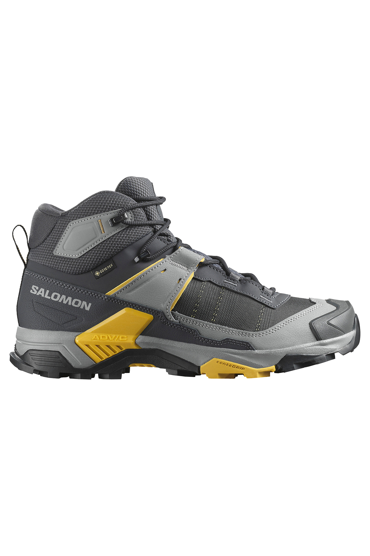 چکمه‌های مردانه مخصوص فضای باز خاکستری X Ultra 5 Mid Gore-Tex L47754100 سالومون کفش بیرونی Salomon