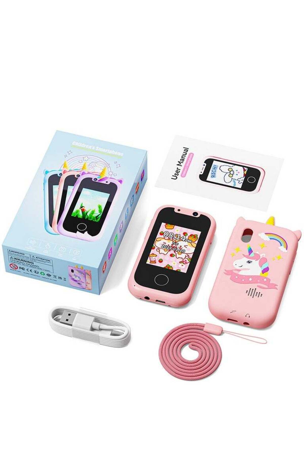 اسمارتفون اسباببازی کودکان با بازیهای آموزشی تکشاخ و کارت حافظه SD ۸ گیگابایتی