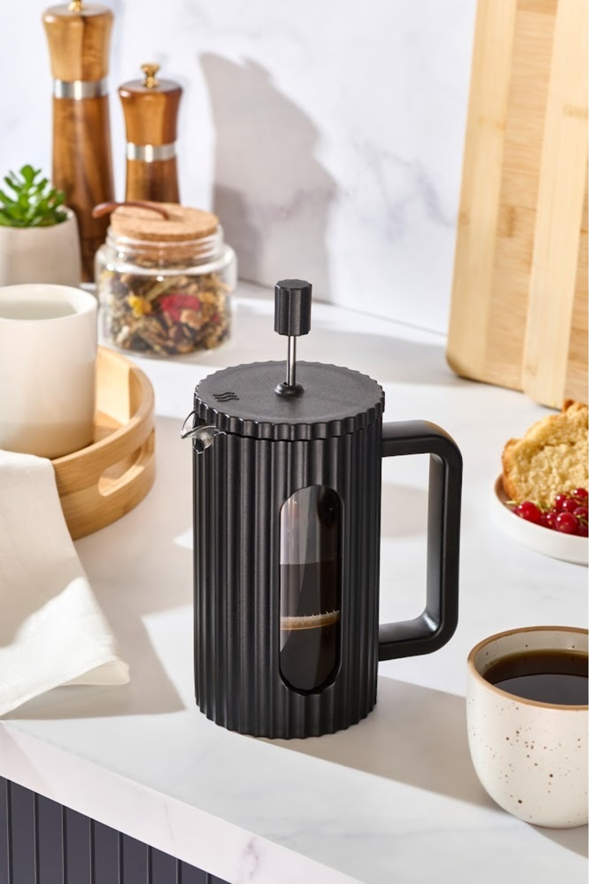 Karaca Nico French Press 600 ml Siyah