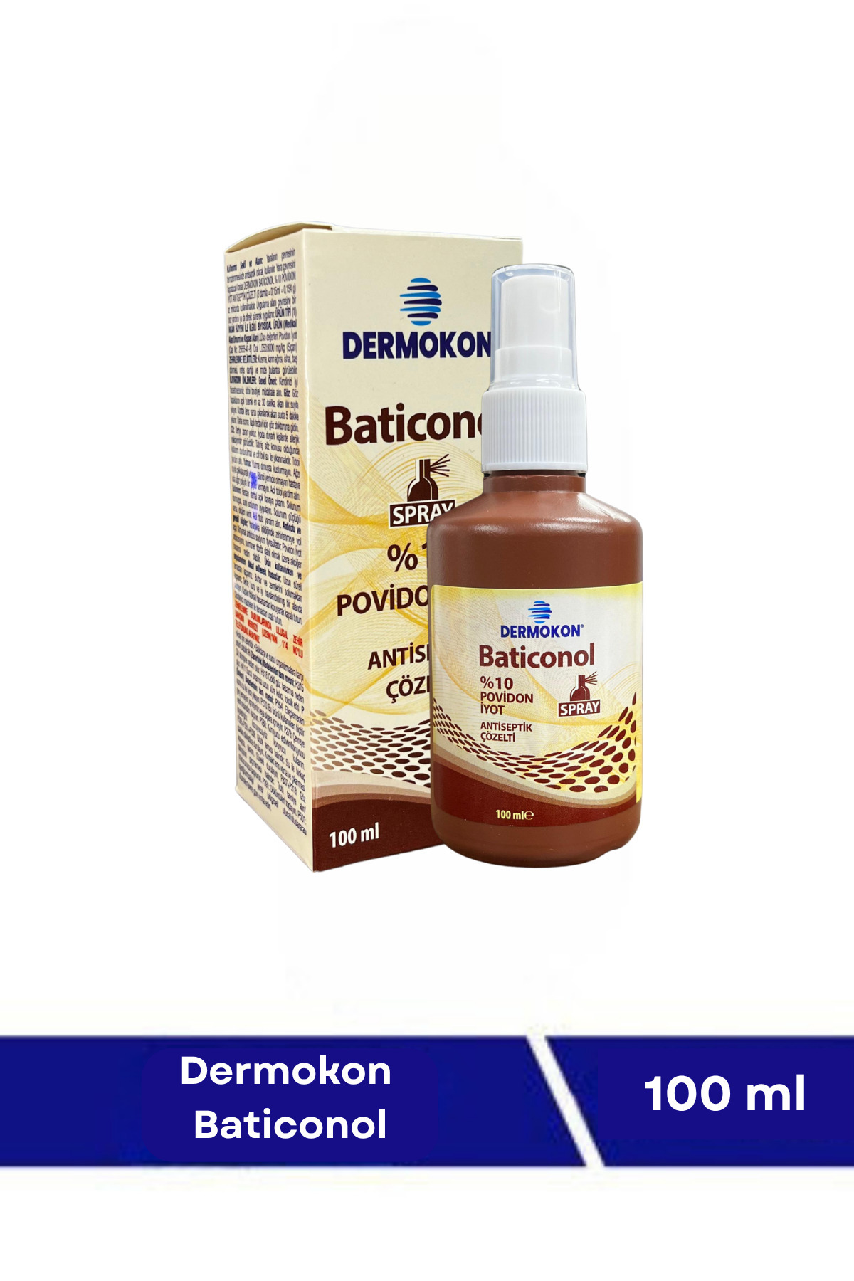 Dermokon Baticonol Povidon Iyot %10 Antiseptik Spray Çözelti 100 ml
