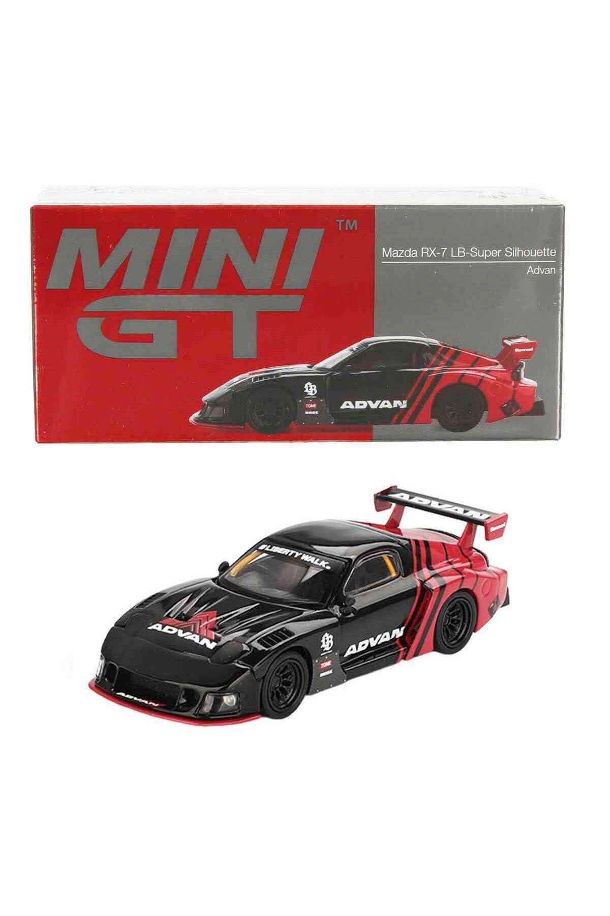 mini gt 1:64 Mazda RX-7 LB-Super Silhouette Advan Diecast Model