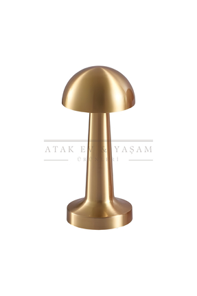 Atak Ev & Yaşam Mantar Led Masa Lambası - 3 Farklı Işık Rengi - Ayarlanabilir...