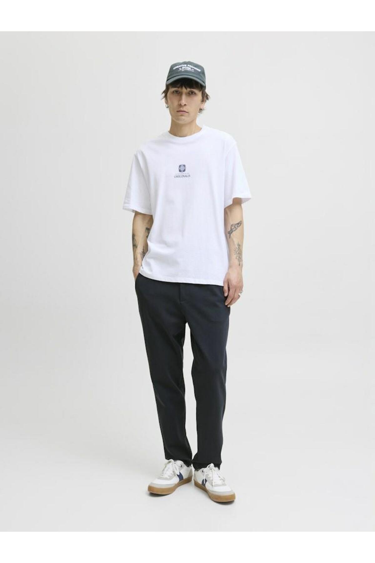 شلوار مردانه راسته فاق نرمال | جک اند جونز Jack & Jones 12282533-DA - تصویر 7