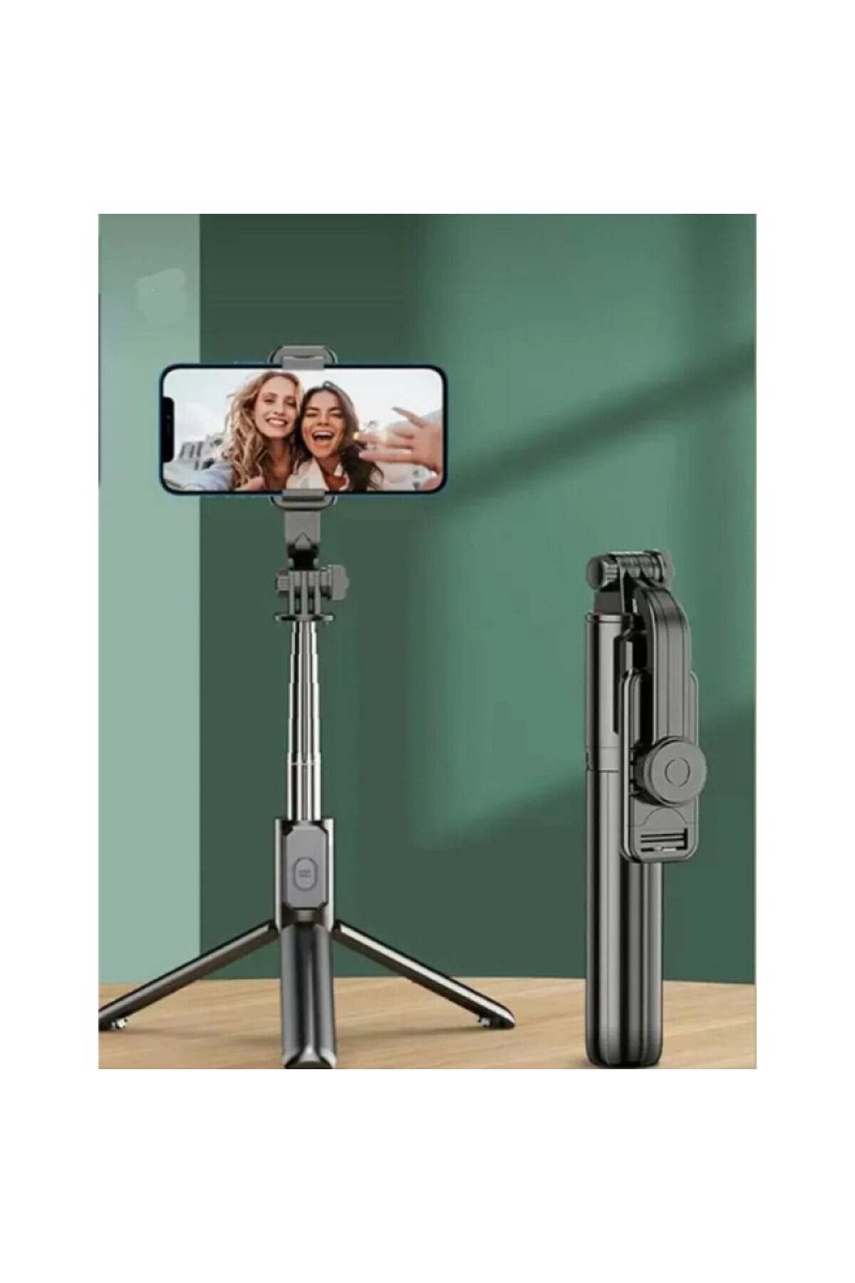 BUĞRACEPSTORE Kablosuz Uzaktan Kumandalı Tripod Selfie Çubuğu