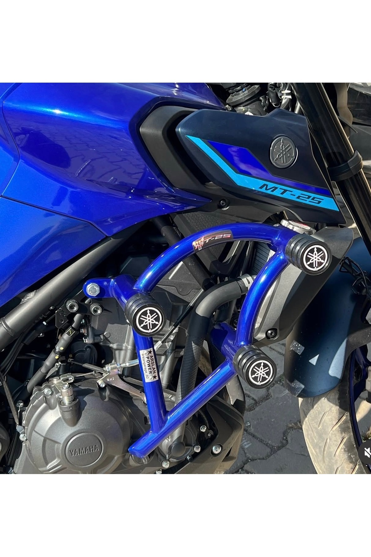 arslanpower MT-25 6 lı koruma demiri Race Blue