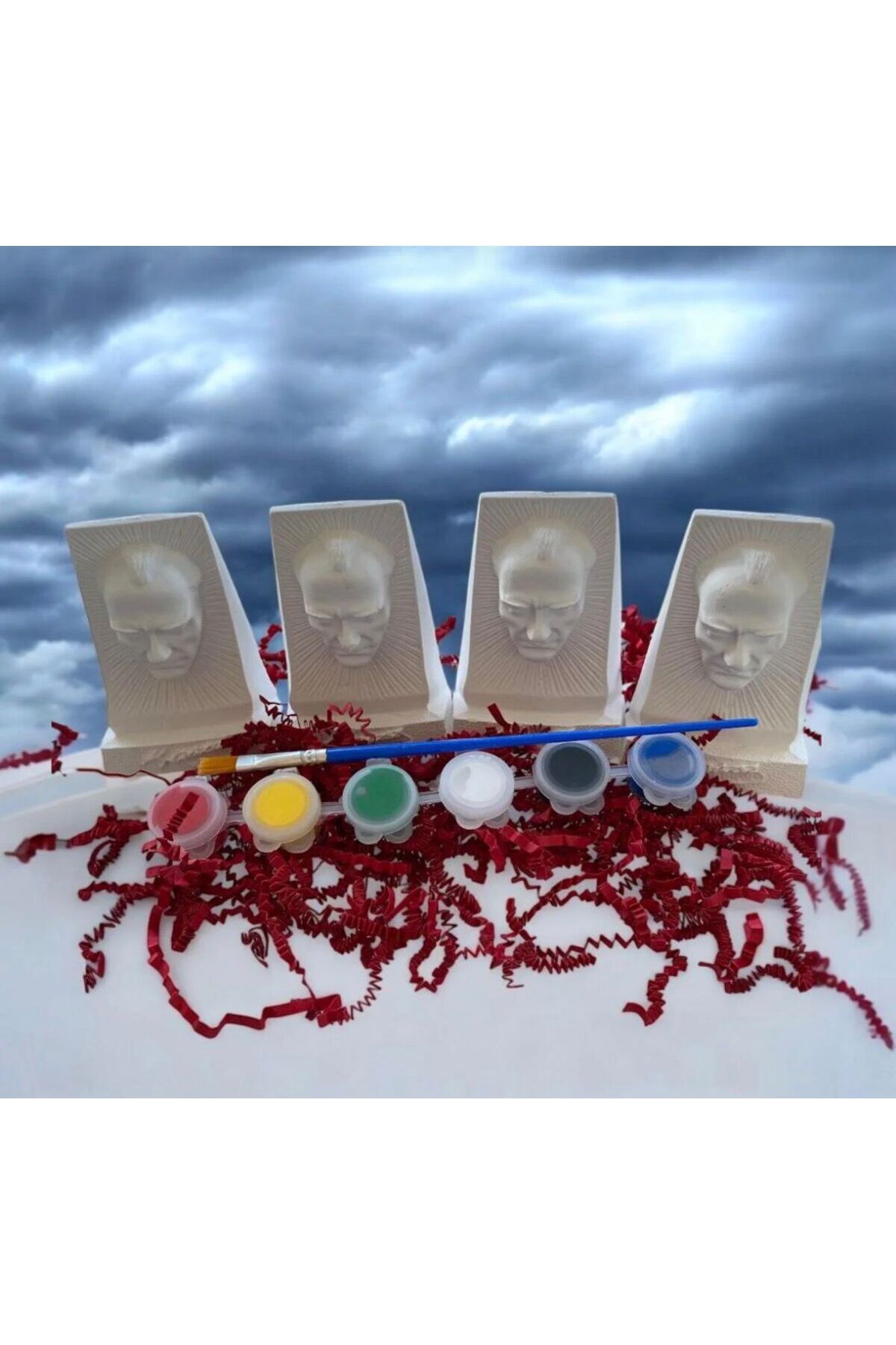 مجموعهٔ فعالیت آموزشی نقاشی روی سنگ آتاترک ۱۰ نوامبر، مجموعهٔ نقاشی روی سنگ با پر ترکیه، مجموعهٔ ۴ تکهٔ آتاترک