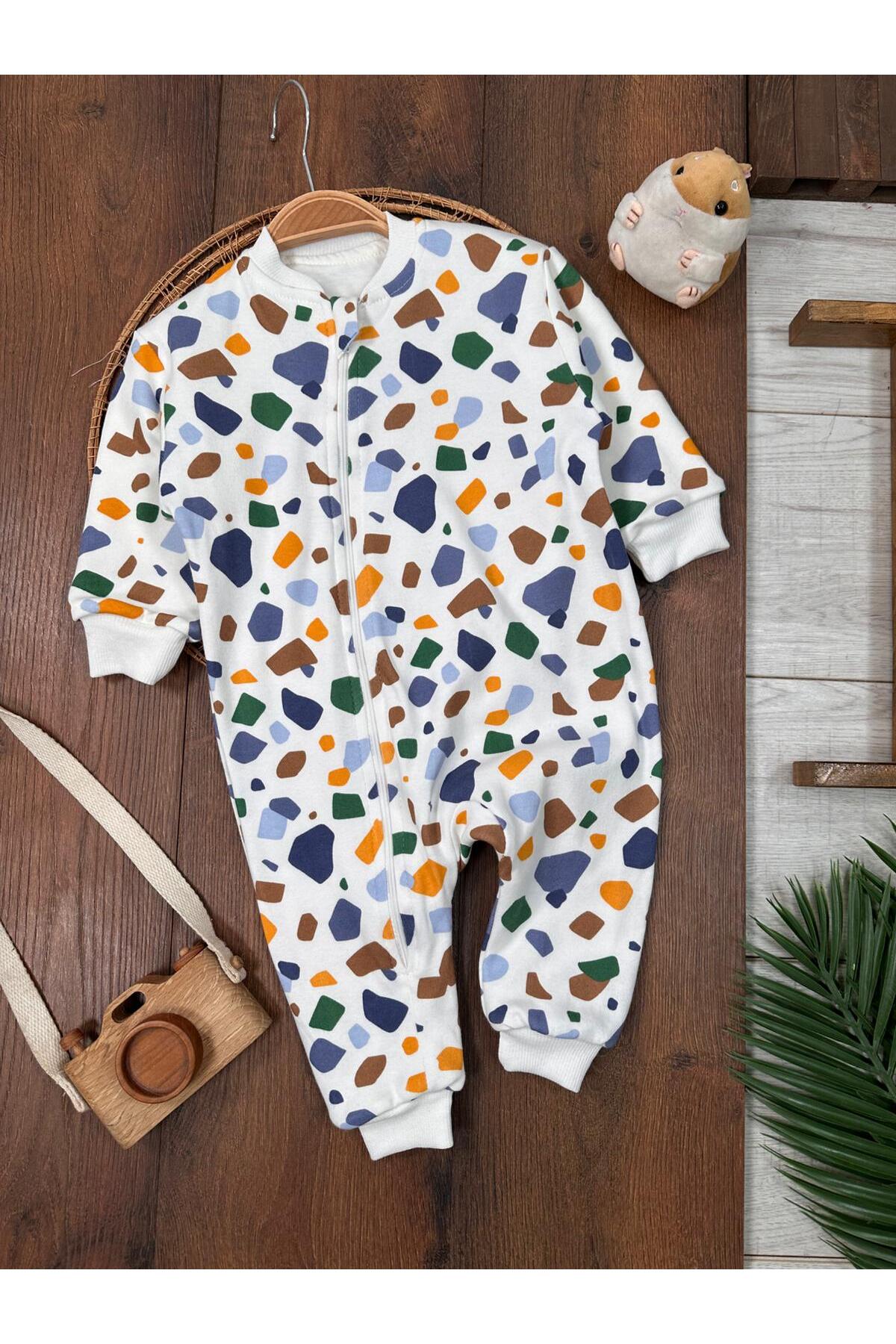 Bolly Baby %100 Pamuk İçi Astarlı Elyafsız Mevsimlik Kız ve Erkek Bebek Uyku Tulumu fotoğrafı 2 (önizleme)