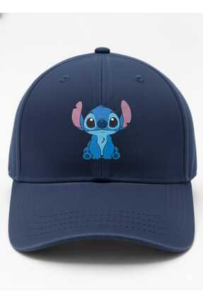 patasarım Stich Baskılı çıt çıtlı şapka