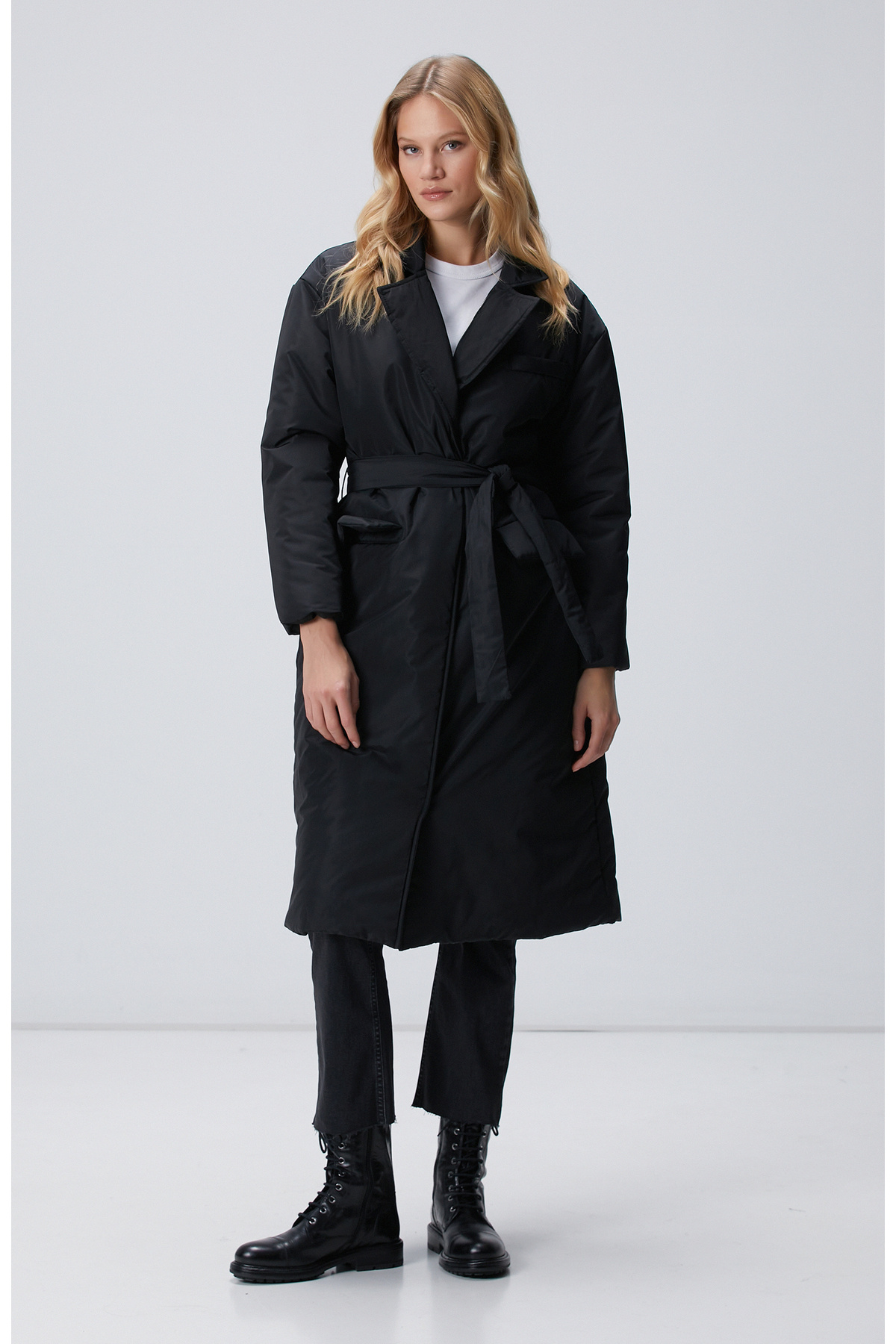 Network  Siyah Uzun Kaban - Görsel 4