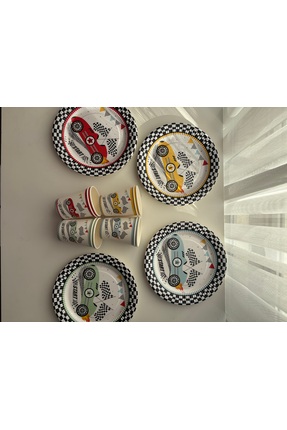 meyaccessories Yarış Arabalı Doğum Günü Seti