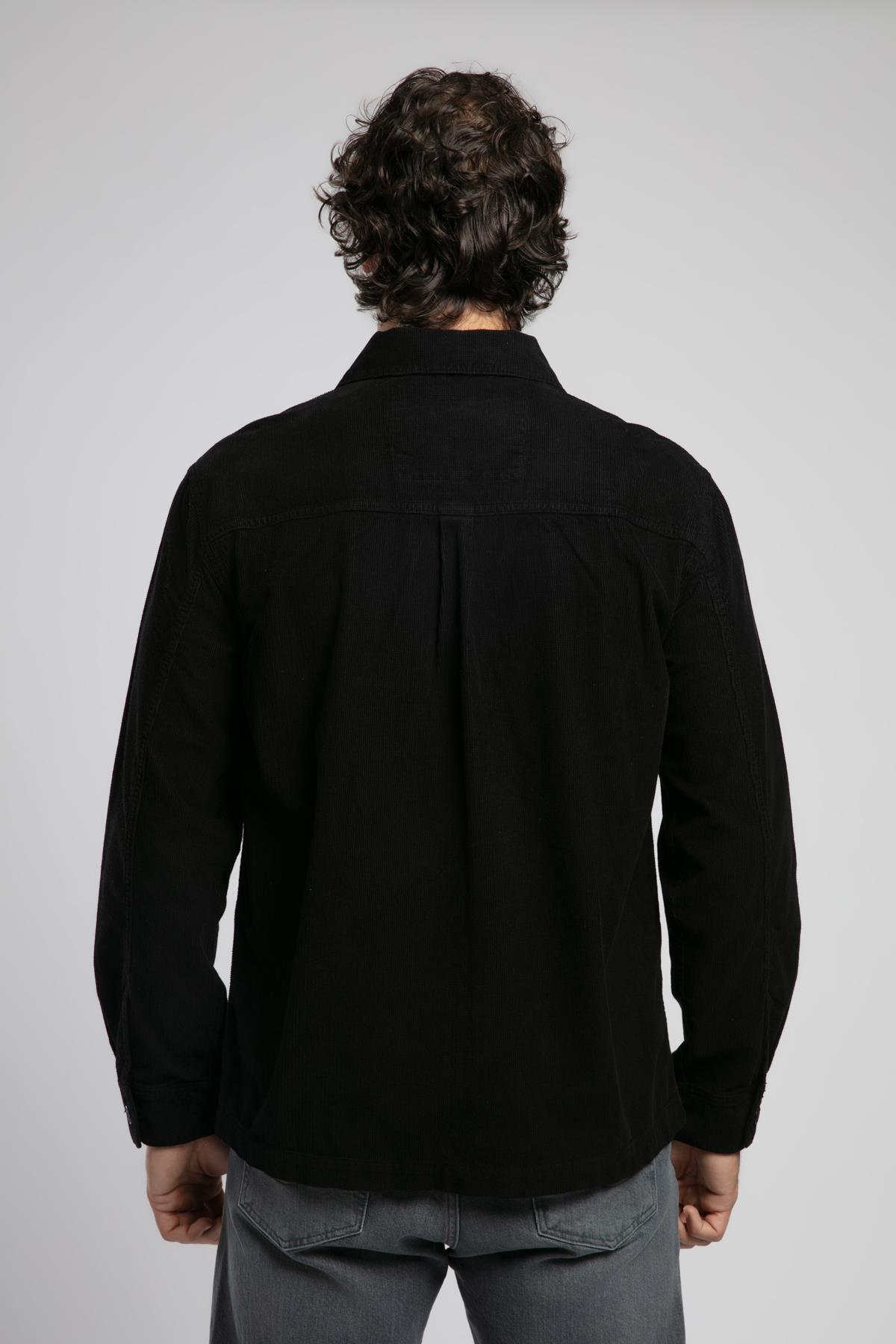 Lee Cooper  Ander Erkek %100 Pamuk Dokuma Ceket Siyah - Görsel 5