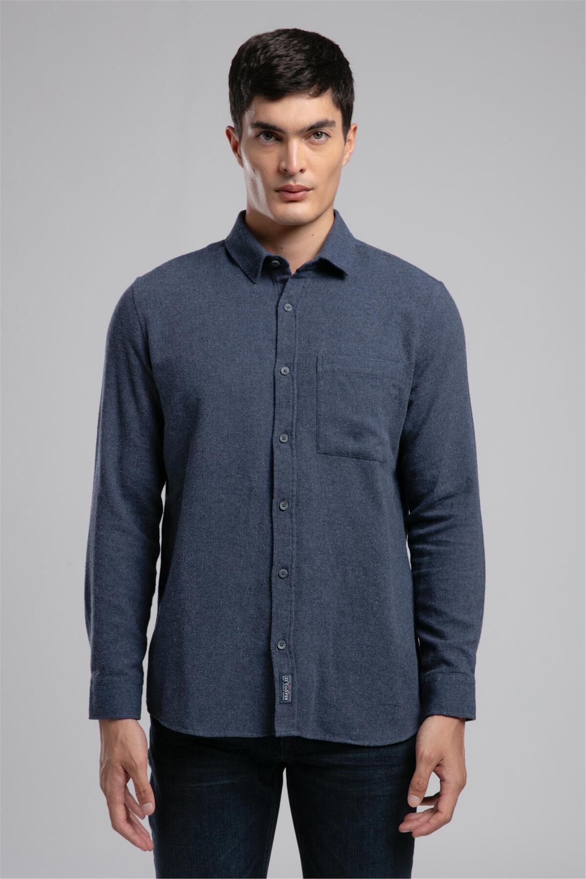 پیراهن مردانه راسته آستین بلند | لی کوپر Lee Cooper 261 LCM 241004 - تصویر 3