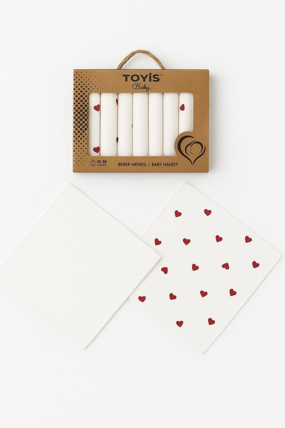 EYZ KIDS %100 Pamuklu Yenidoğan/Bebek Hediyelik Ağız Mendili