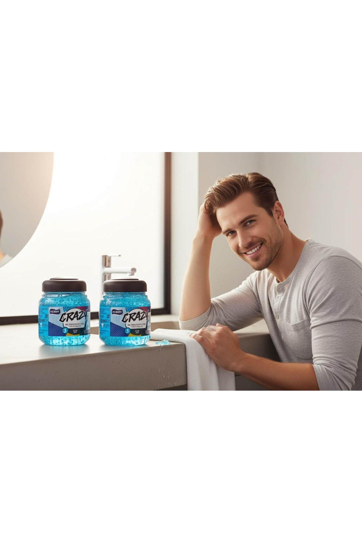 Hobby Crazy Islak Görünüm Saç Şekillendirici Jöle - 150 ml — 5005 — تصویر 2 از 3