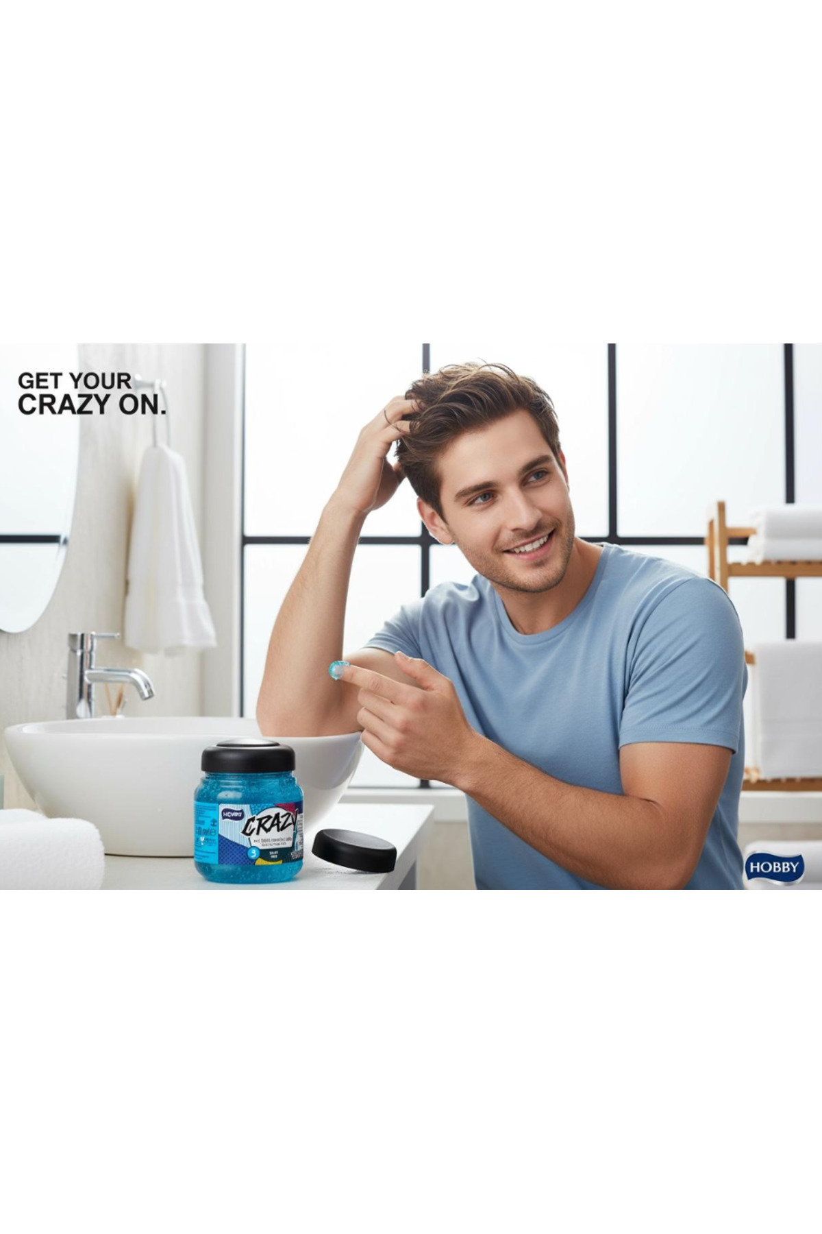 BuradaBuldun Hobby Crazy Islak Görünüm Saç Şekillendirici Jöle - 150 ml — 5005