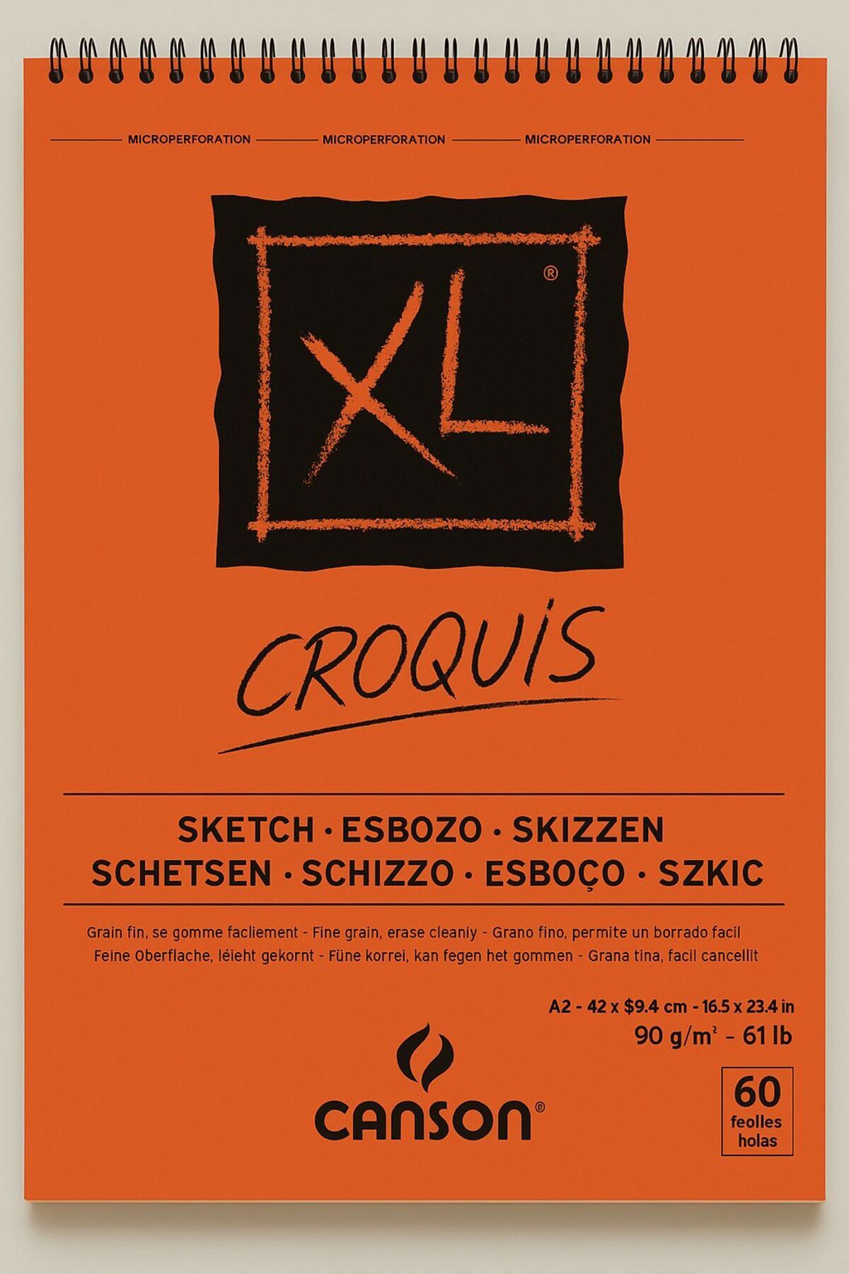Canson Xl Kraft Eskiz Defteri 90 Gr. A2 60 Sayfa