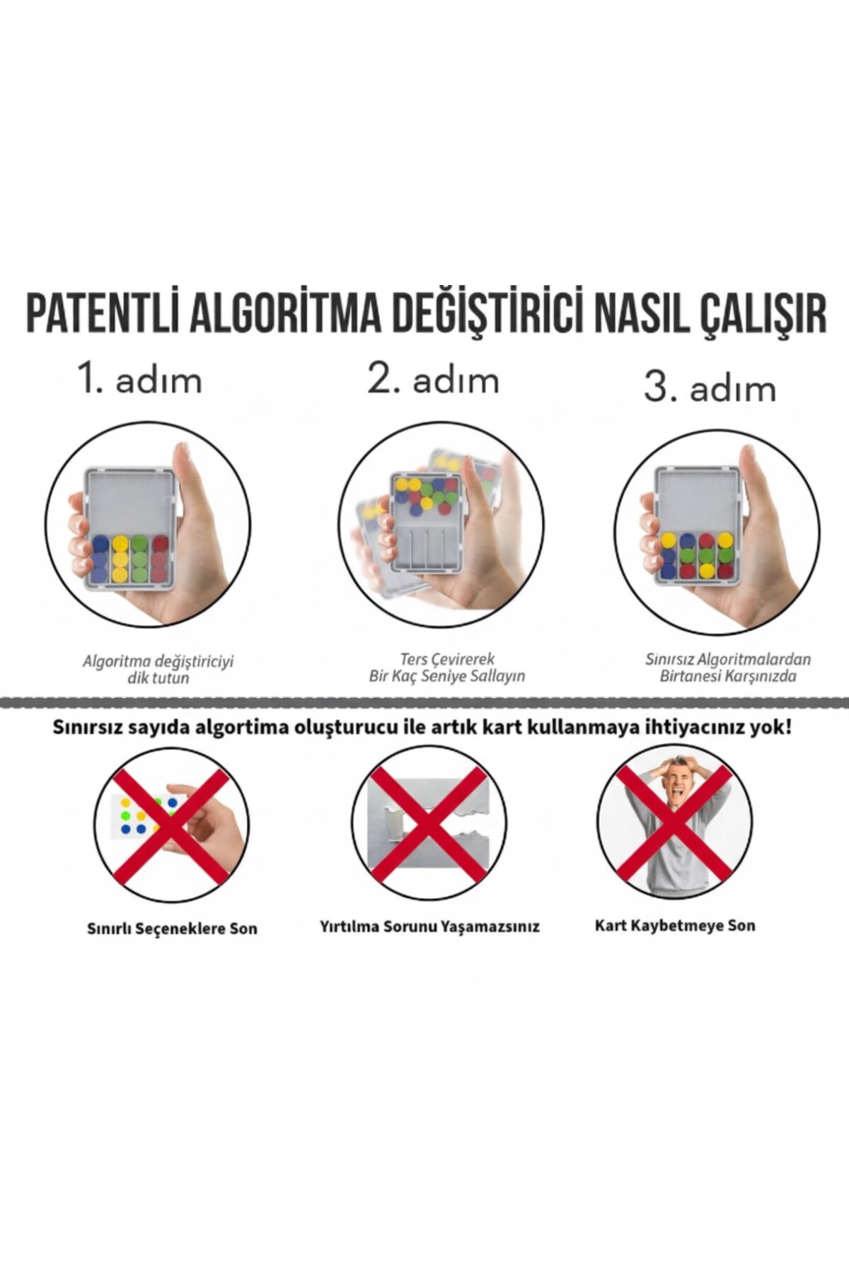 PlayZen Master Abacus Rubik Abaküs Montessori Zeka Oyunu Dijital Oyun Kartları Ile Destekli fotoğrafı 5 (önizleme)