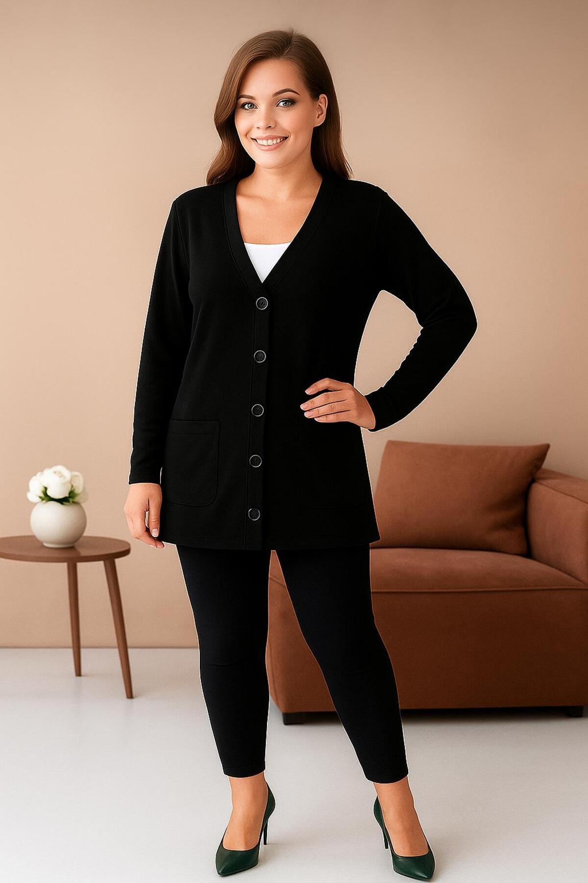 Genel Markalar  Triko çelik örgü orta kalın tüylenmez anne hırka