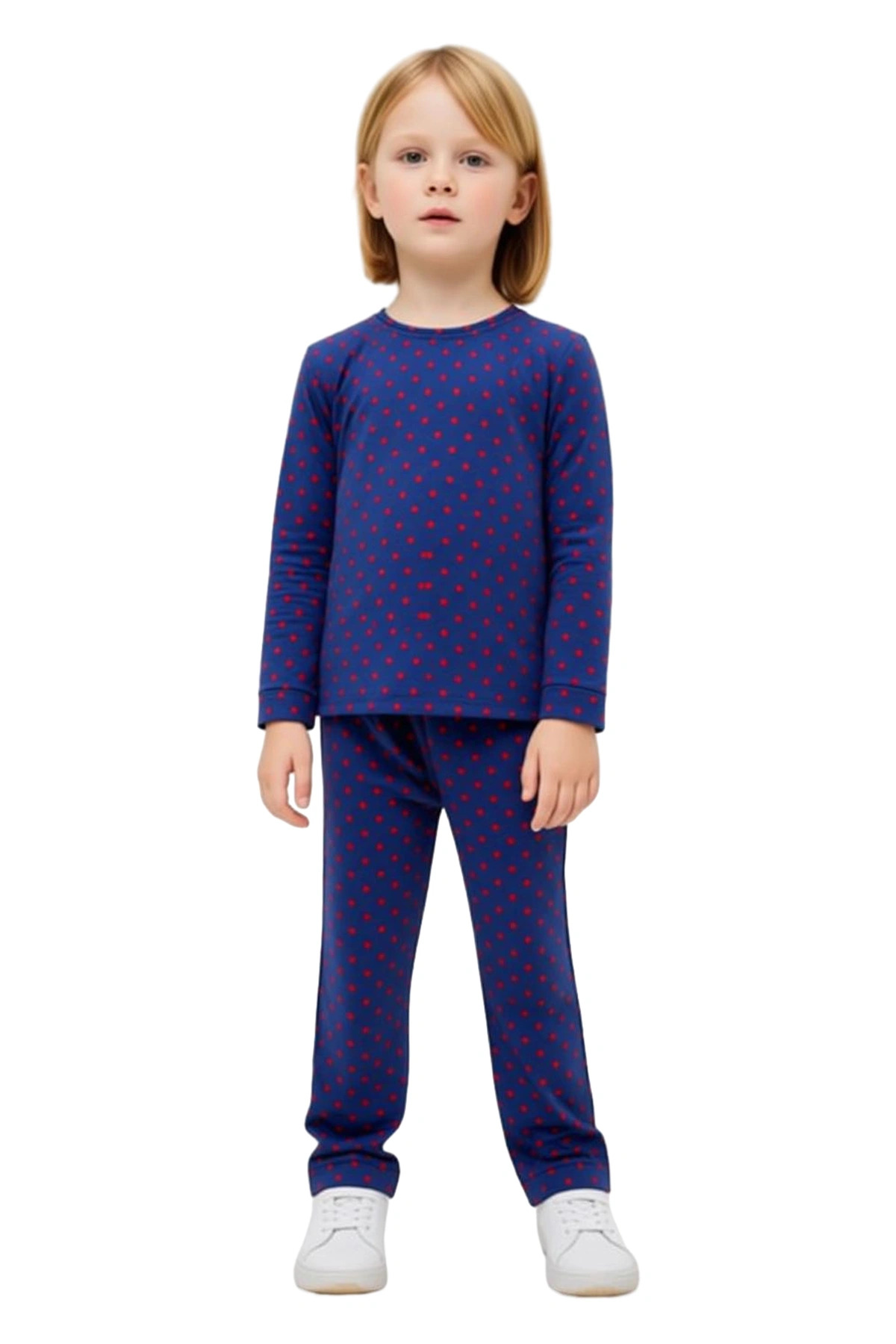 Çocuklar İçin Konforlu Pamuklu Pijama Takımı Rahat Geceler ve Oyun Zamanları İçin İdeal Kaliteli