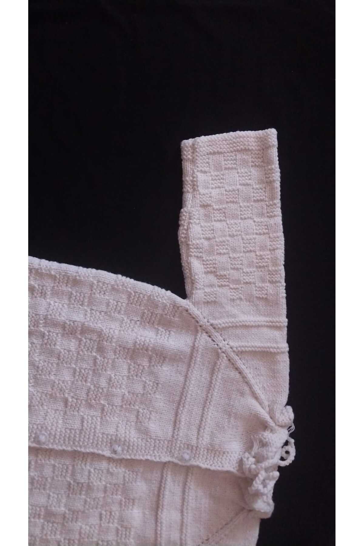 MİNEVOO EL ÖRGÜSÜ BEBEK HIRKASI fotoğrafı 3 (önizleme)