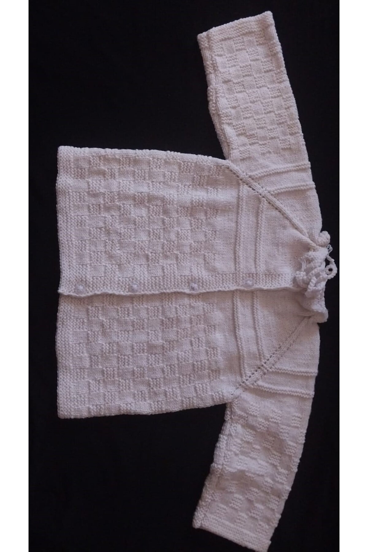 MİNEVOO EL ÖRGÜSÜ BEBEK HIRKASI fotoğrafı 4 (önizleme)